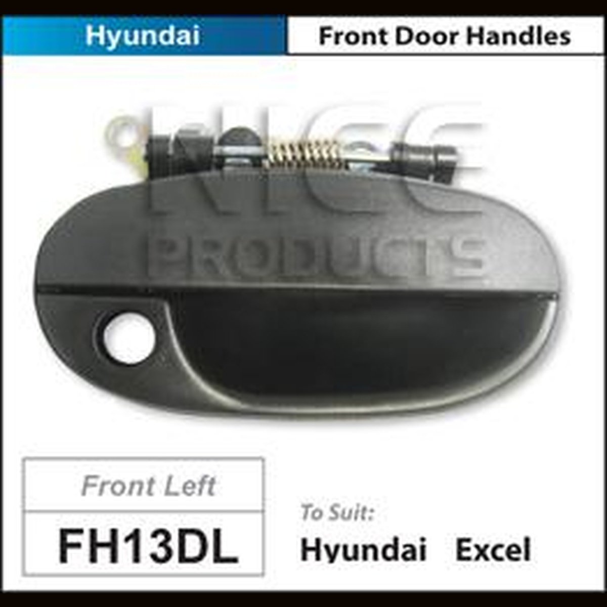 NICE Door Handle Front LH Black FH13DL
