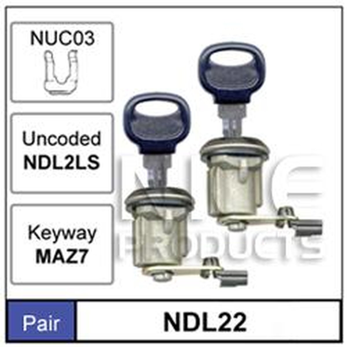 NICE Door Lock Set NDL22
