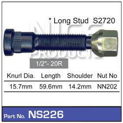 NICE Wheel Stud & Nut 1/2" 60.1mm NS226