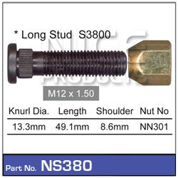NICE Wheel Stud & Nut M12x1.50 49.1mm NS380