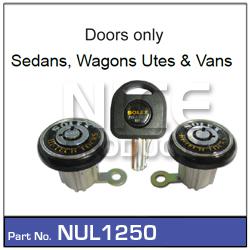 NICE Anti-Theft Door & Boot Lock Set NUL1250