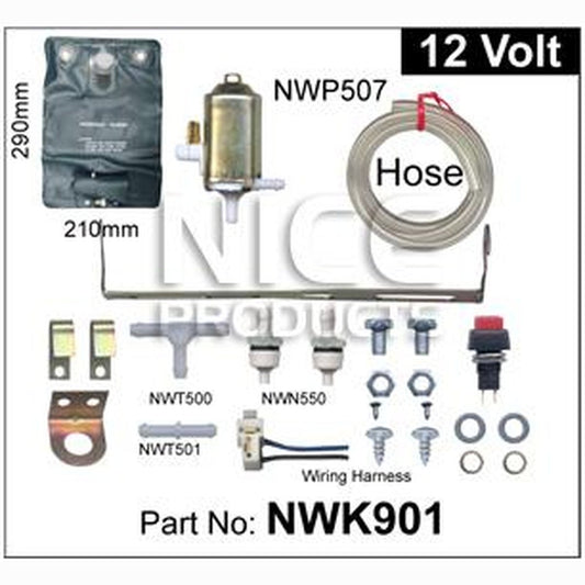 NICE Windscreen Washer Pump Kit NWK901