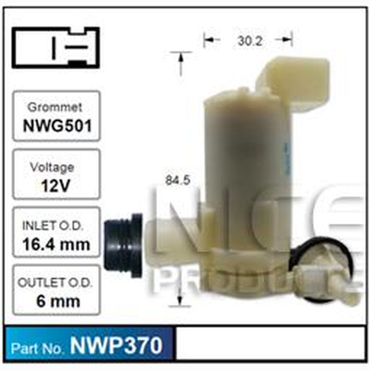 NICE Windscreen Washer Pump NWP370