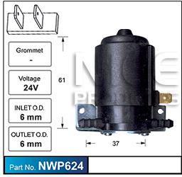 NICE Windscreen Washer Pump NWP624