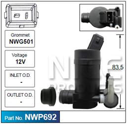 NICE Windscreen Washer Pump NWP692