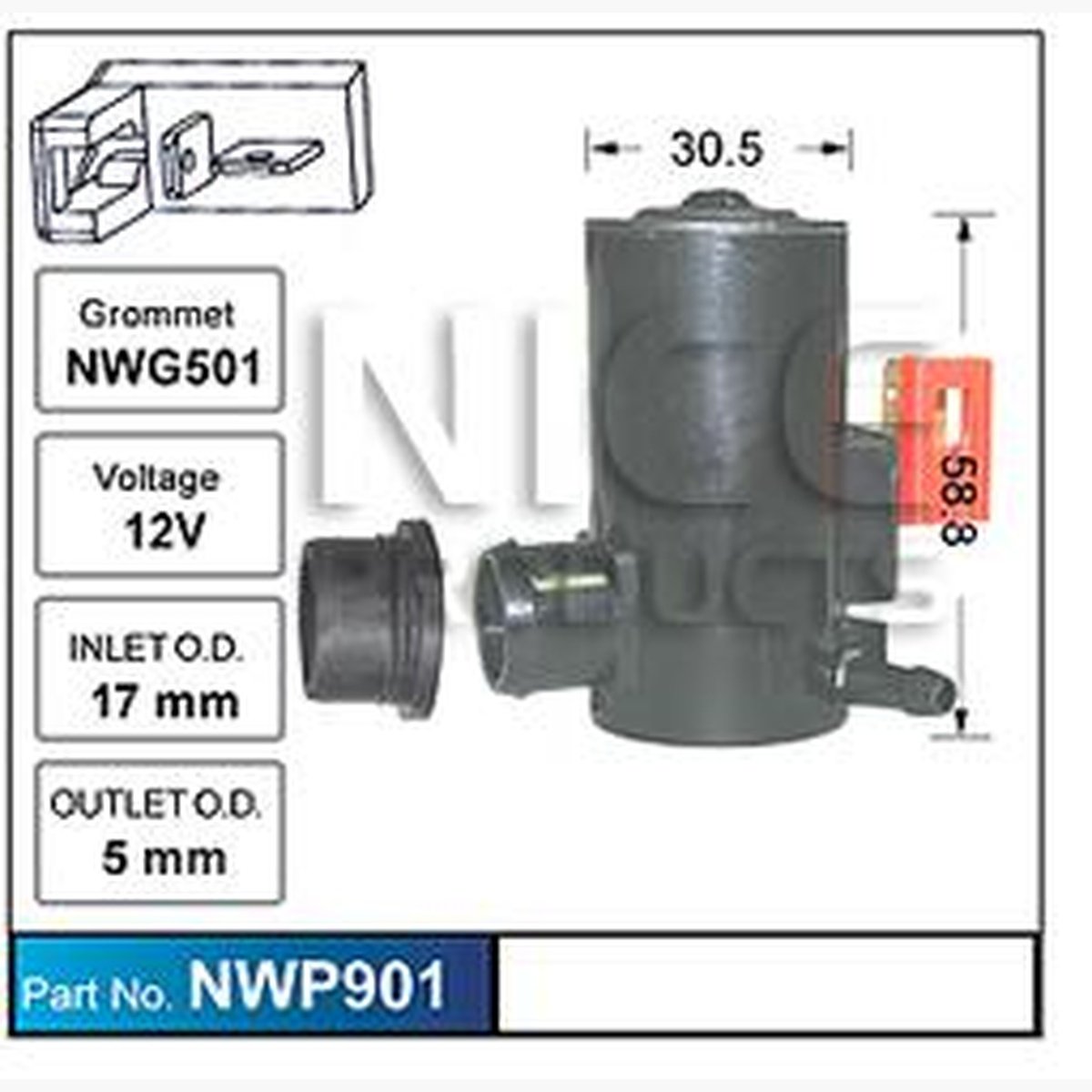 NICE Windscreen Washer Pump NWP901