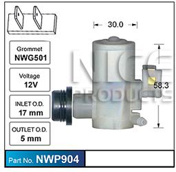 NICE Windscreen Washer Pump NWP904