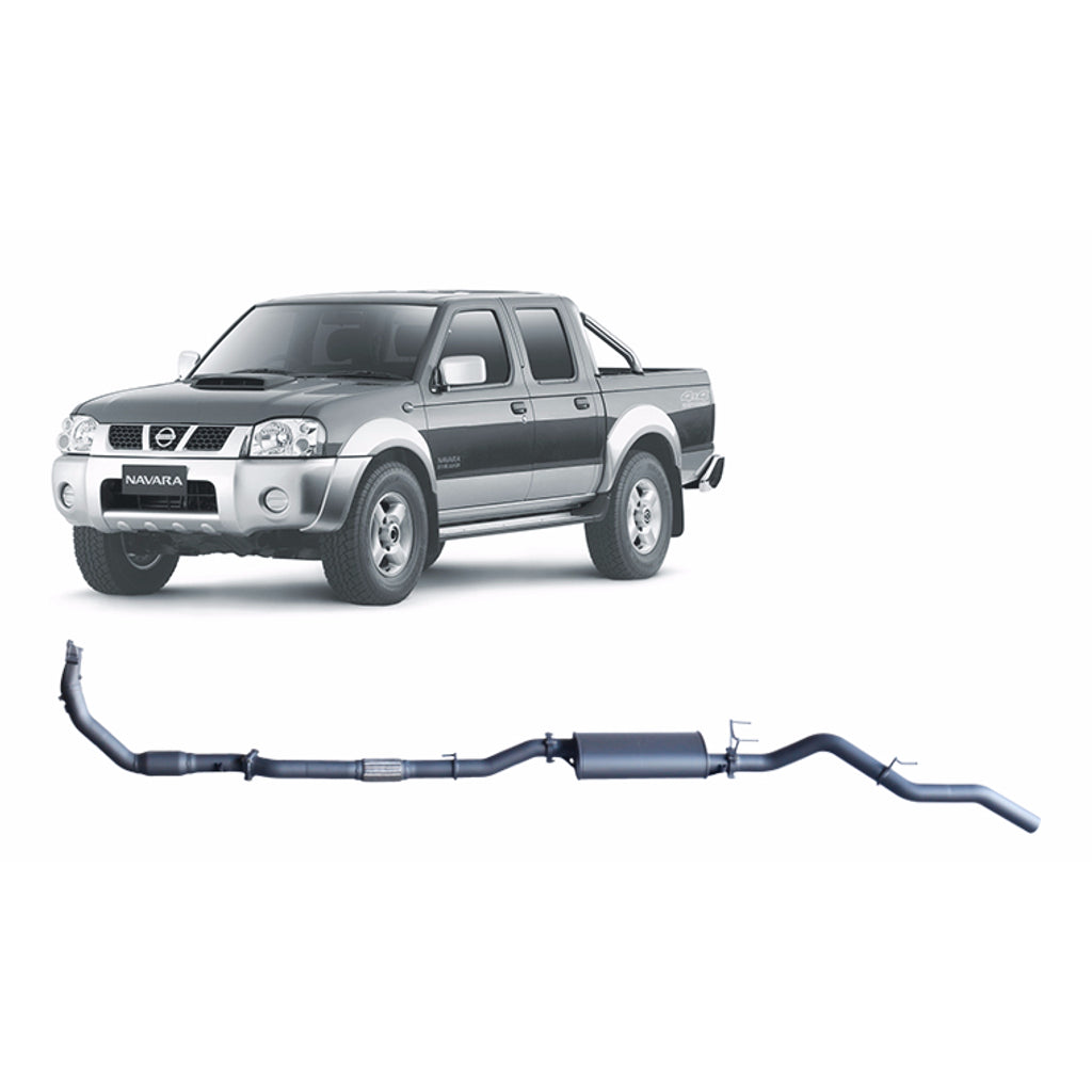 Redback Extreme Duty Exhaust 3in Turbo Back (With Cat & Large Muffler) NNX52400-CM