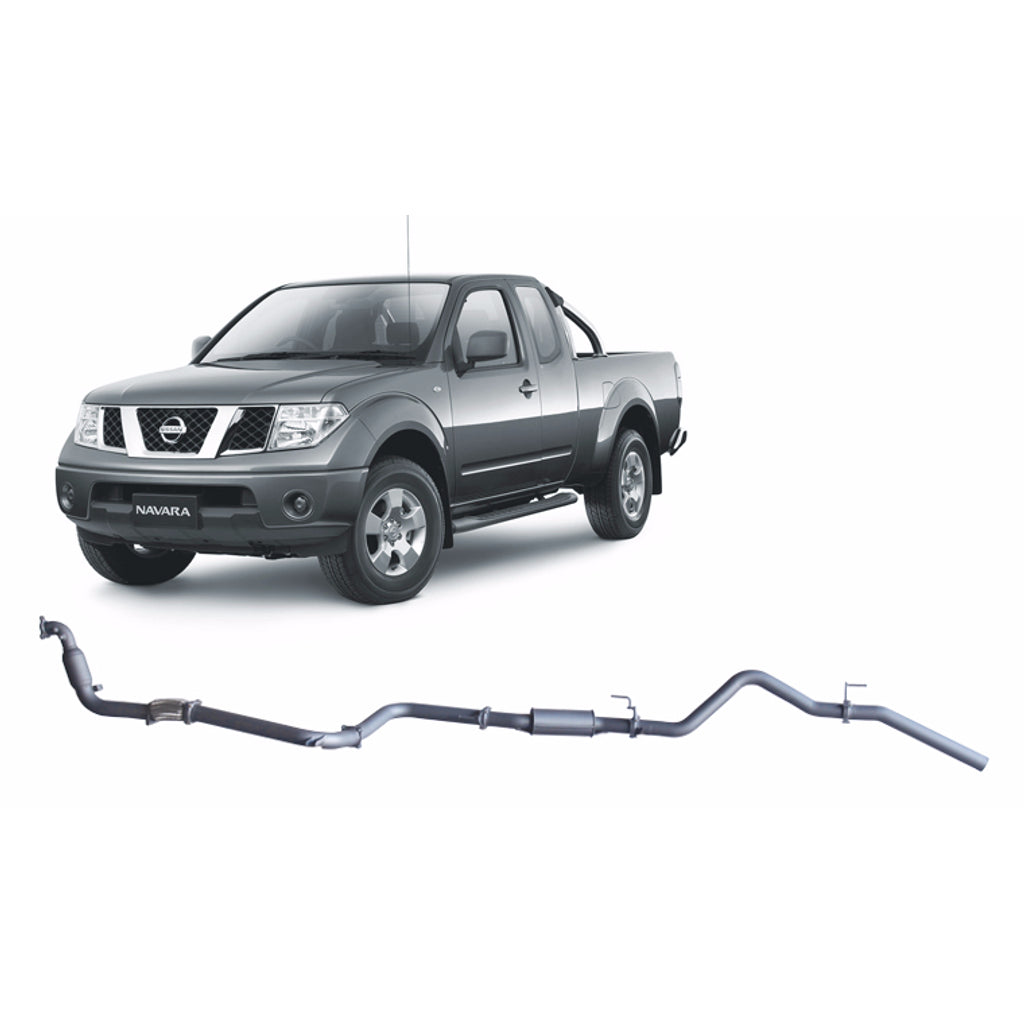 Redback Extreme Duty Exhaust 3in Turbo Back (With Cat & Resonator)&nbsp; NNX52800-CR