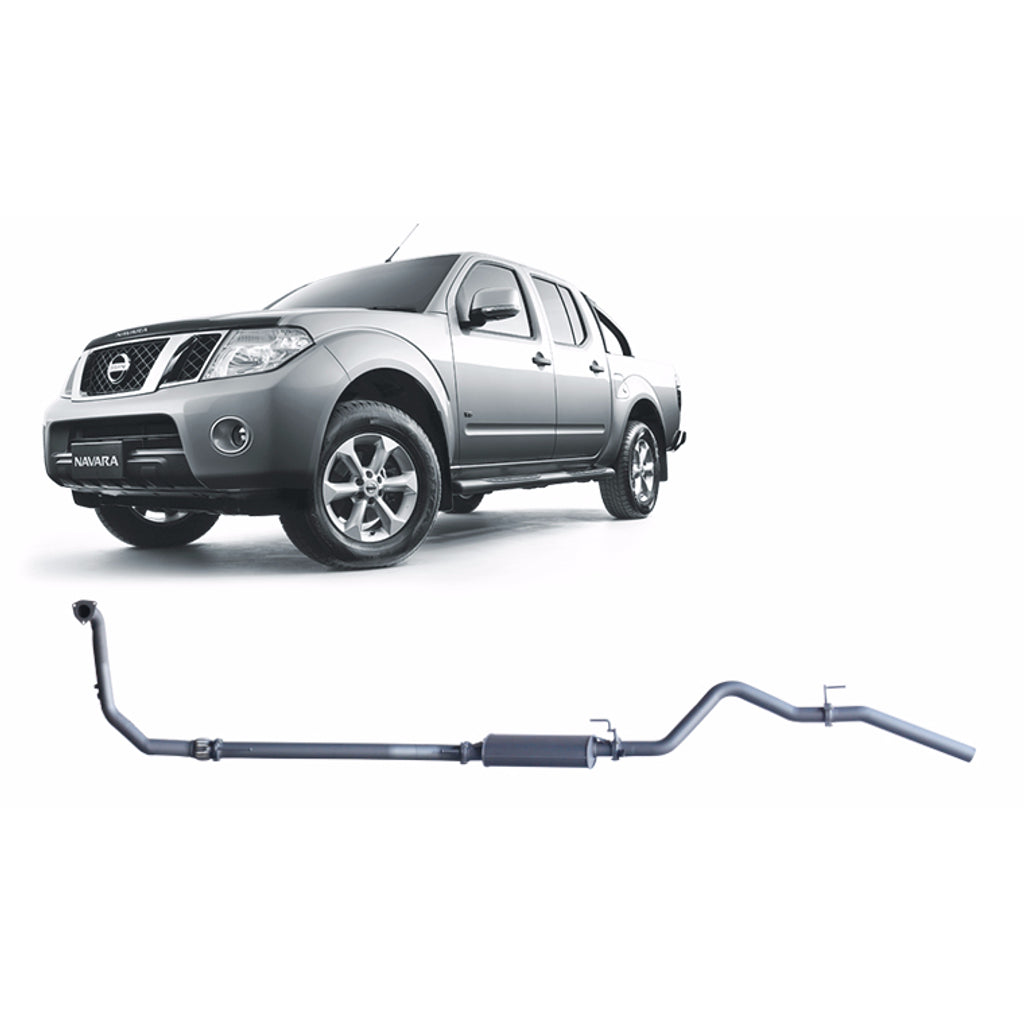 Redback Extreme Duty Exhaust 3in Turbo Back (No Cat With Large Muffler) NNX53100-PM