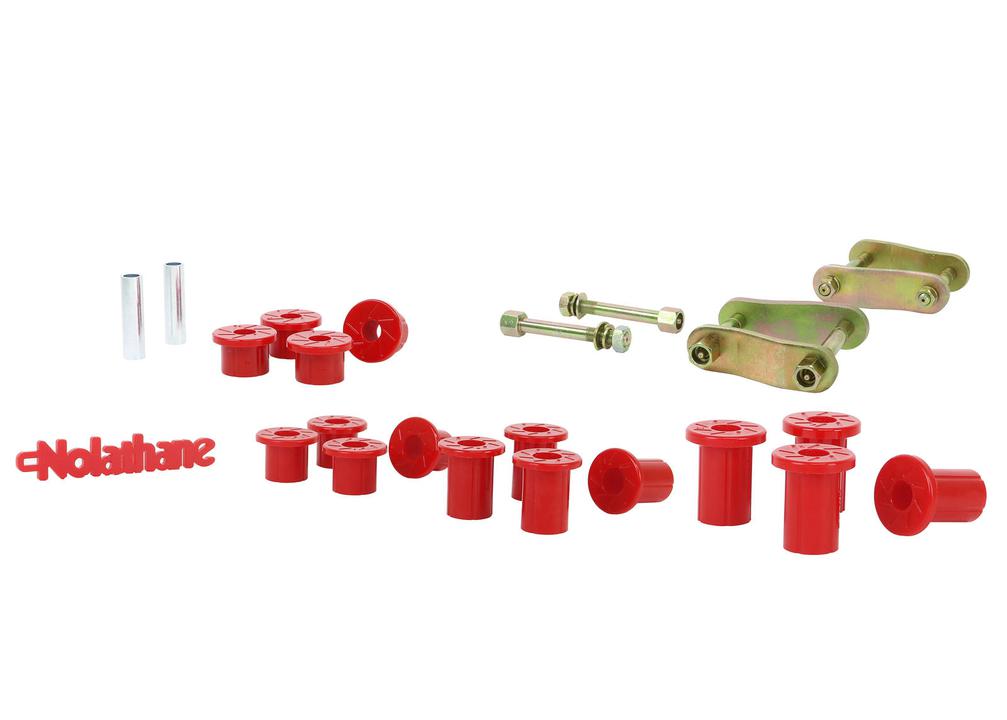 Nolathane Shackle And Pin Kit Rear Spring Bushing And Greaseable NEK42