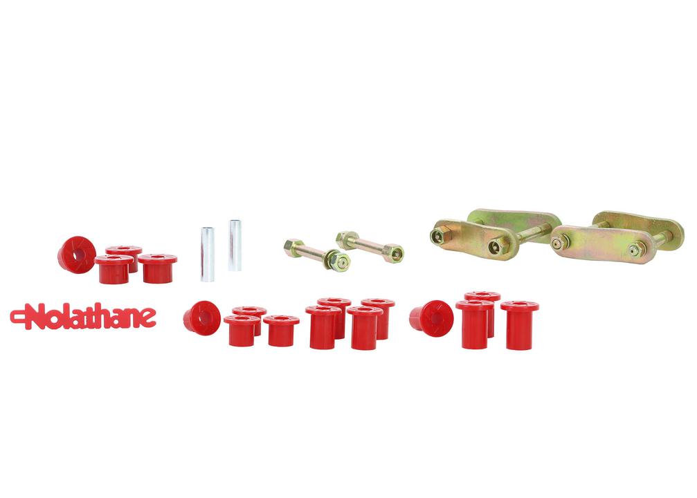 Nolathane Shackle And Pin Kit Rear Spring Bushing And Greaseable NEK42
