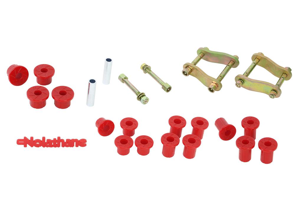 Nolathane Shackle And Pin Kit Rear Spring Bushing And Greaseable NEK42