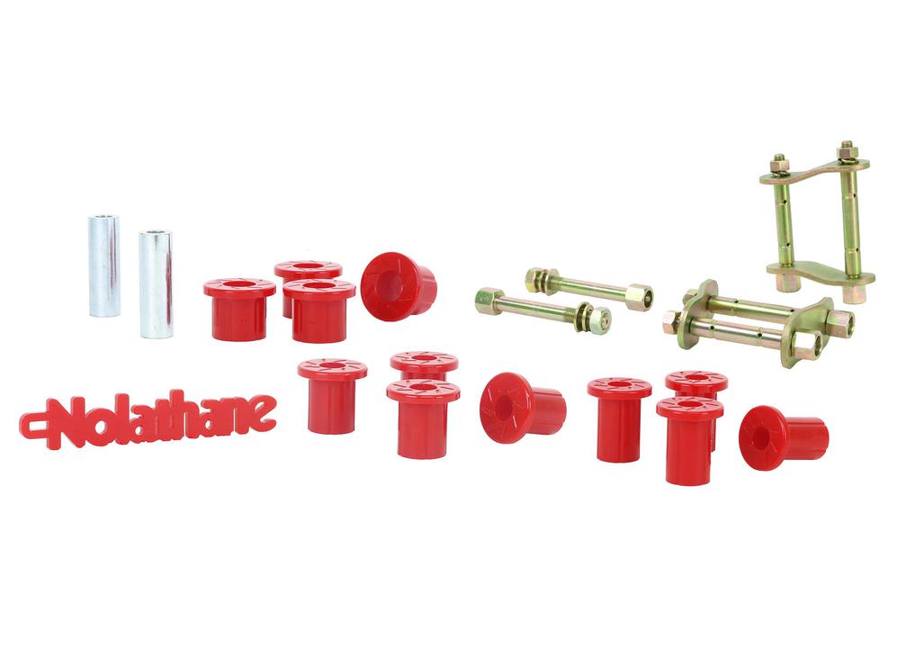 Nolathane Shackle And Pin Kit Rear Spring Bushing And Greaseable NEK43