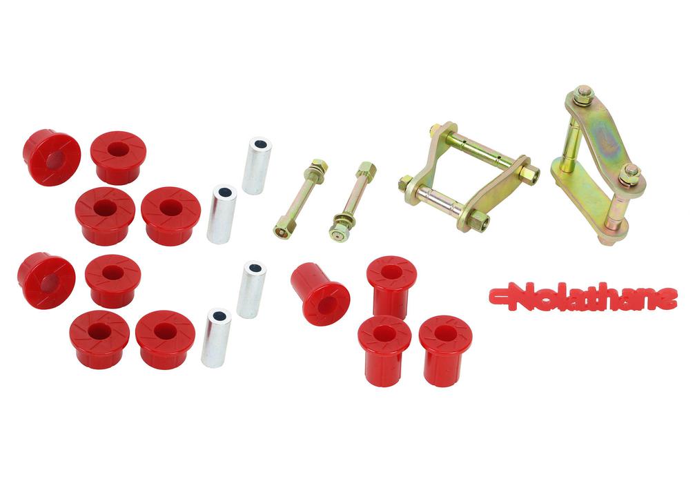 Nolathane Shackle And Pin Kit Rear Spring Bushing And Greaseable NEK44