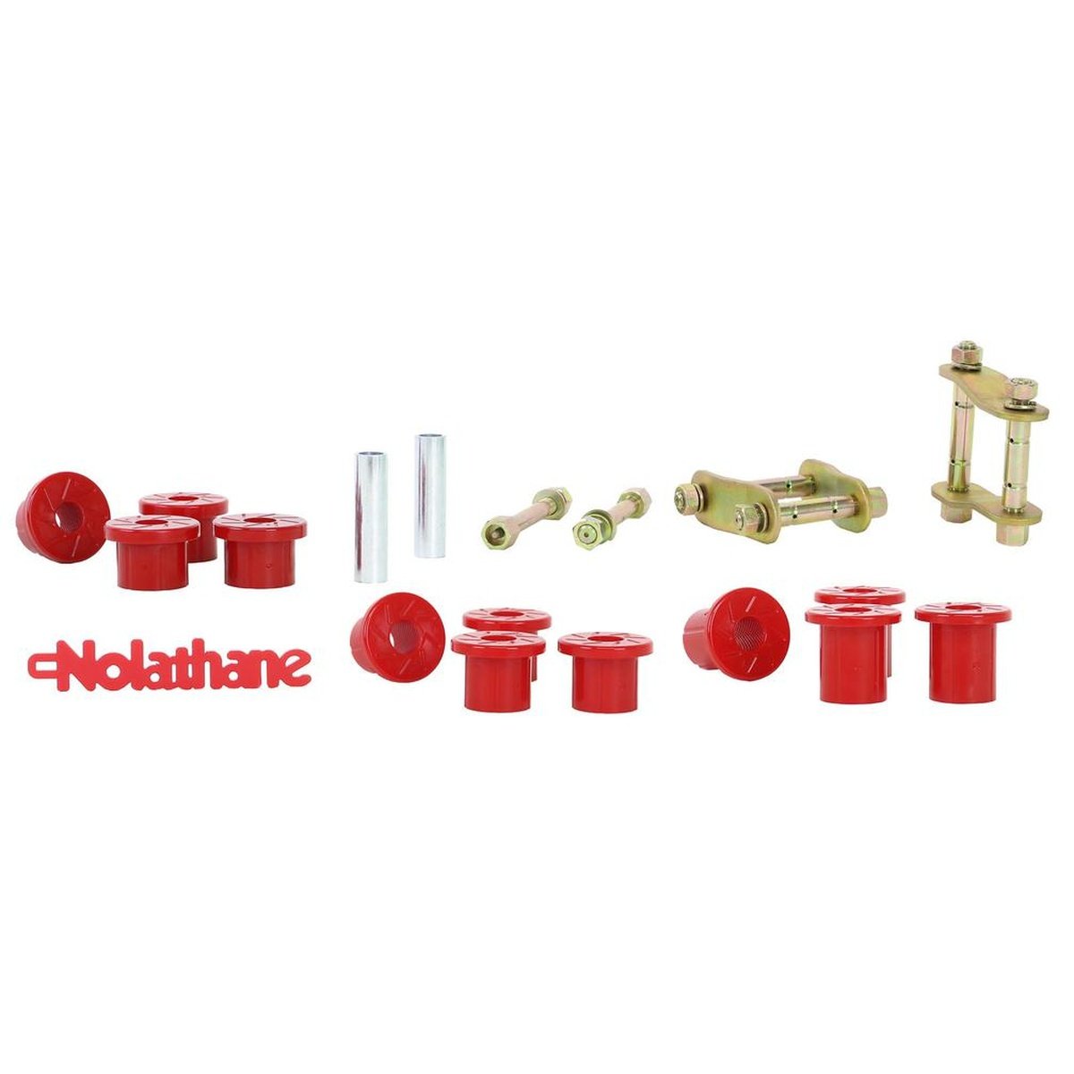 Nolathane Shackle And Pin Kit Rear Spring Bushing And Greaseable NEK45