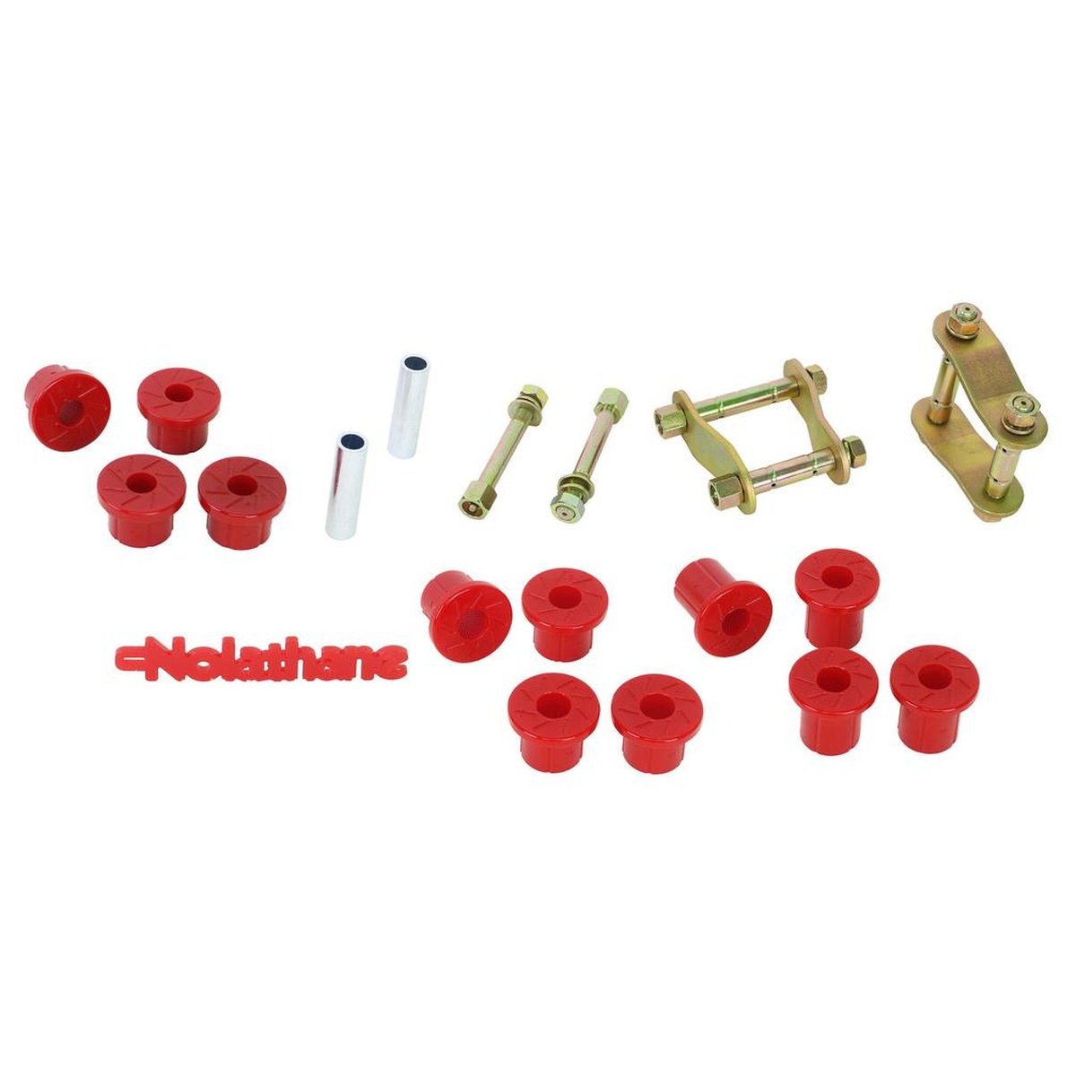 Nolathane Shackle And Pin Kit Rear Spring Bushing And Greaseable NEK45