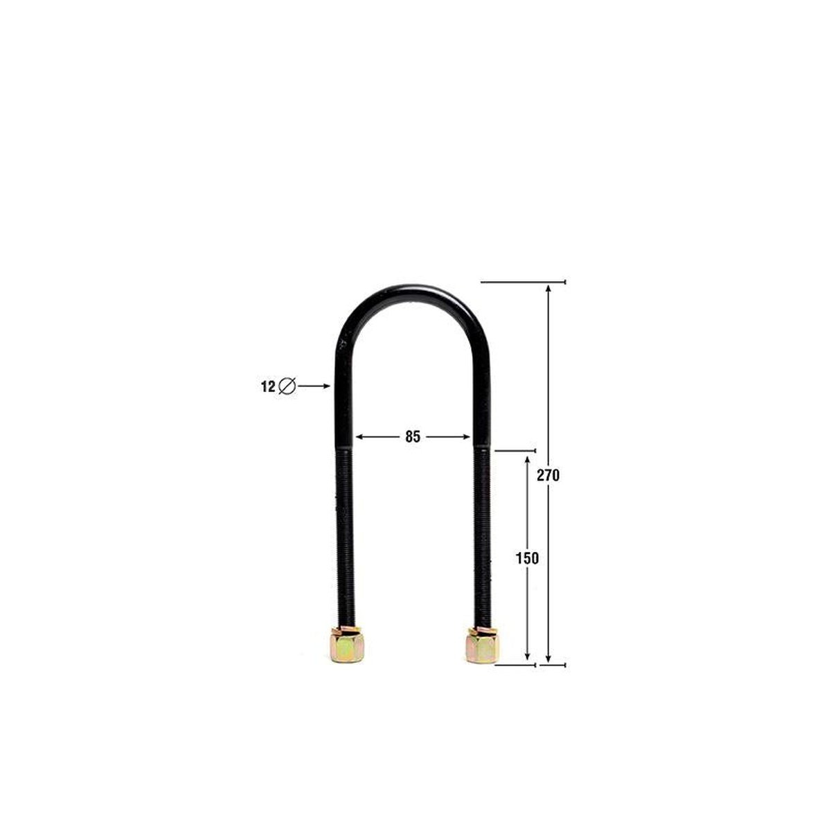 Nolathane U Bolt Round Top 47808