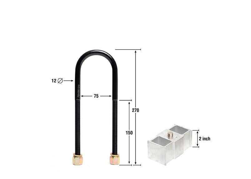 Nolathane Lowering Block Kit 2.0" 47911