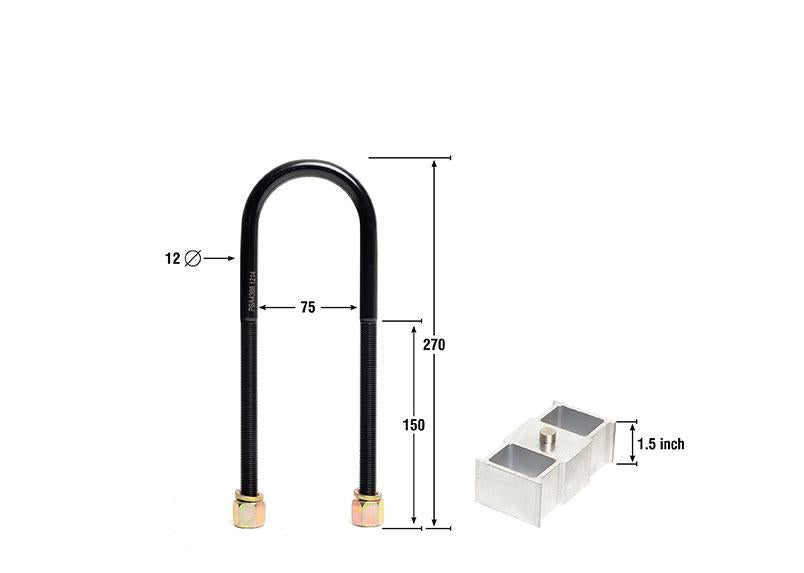 Nolathane Lowering Block Kit 1.5" 47920