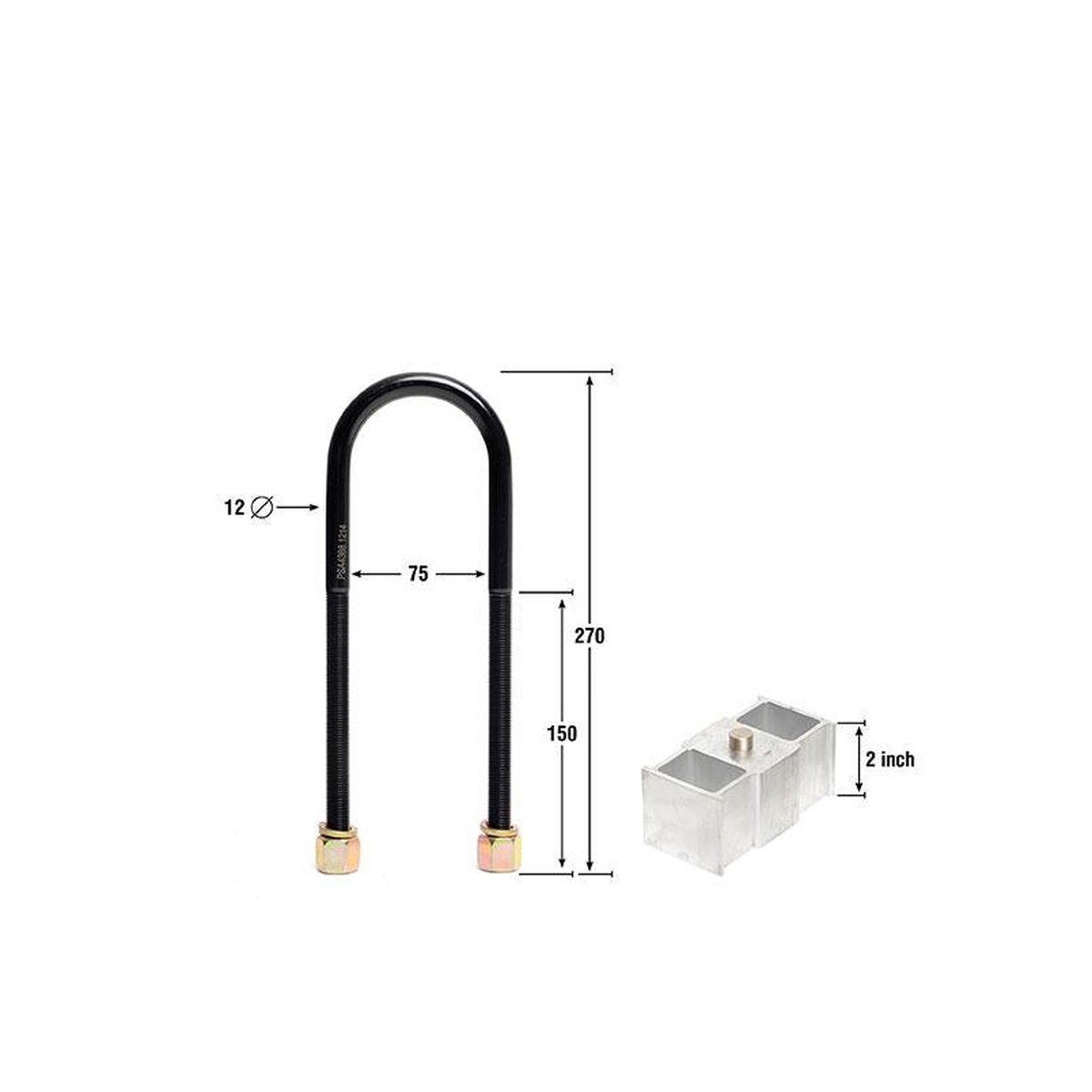 Nolathane Lowering Block Kit 2.0" 47921