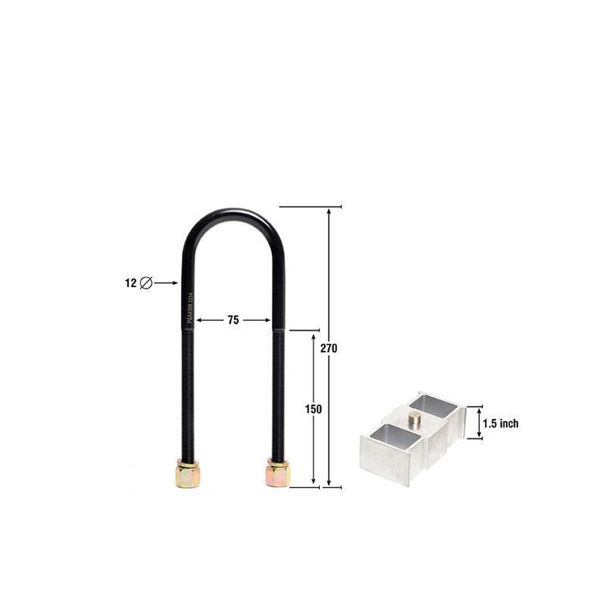 Nolathane Lowering Block Kit 1.5" 47924