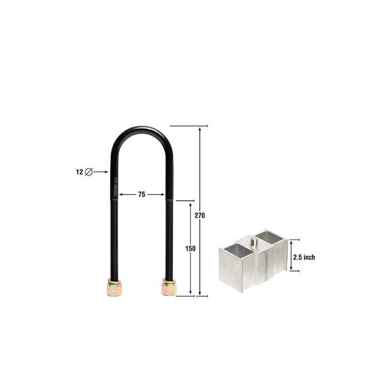 Nolathane Lowering Block Kit 2.5" 47926