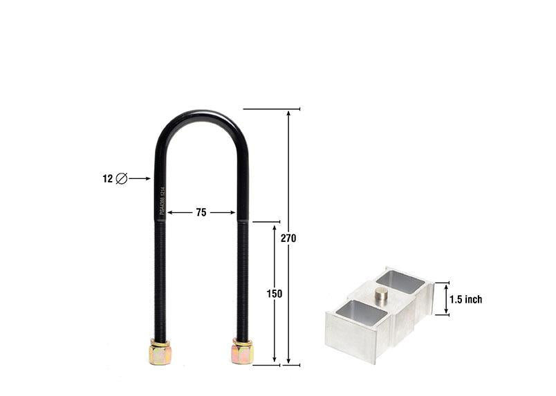Nolathane Lowering Block Kit 1.5" 47930