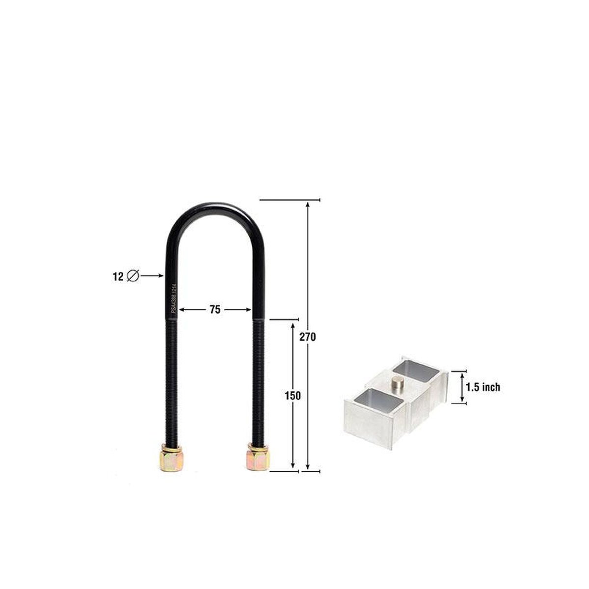 Nolathane Lowering Block Kit 1.5" 47983