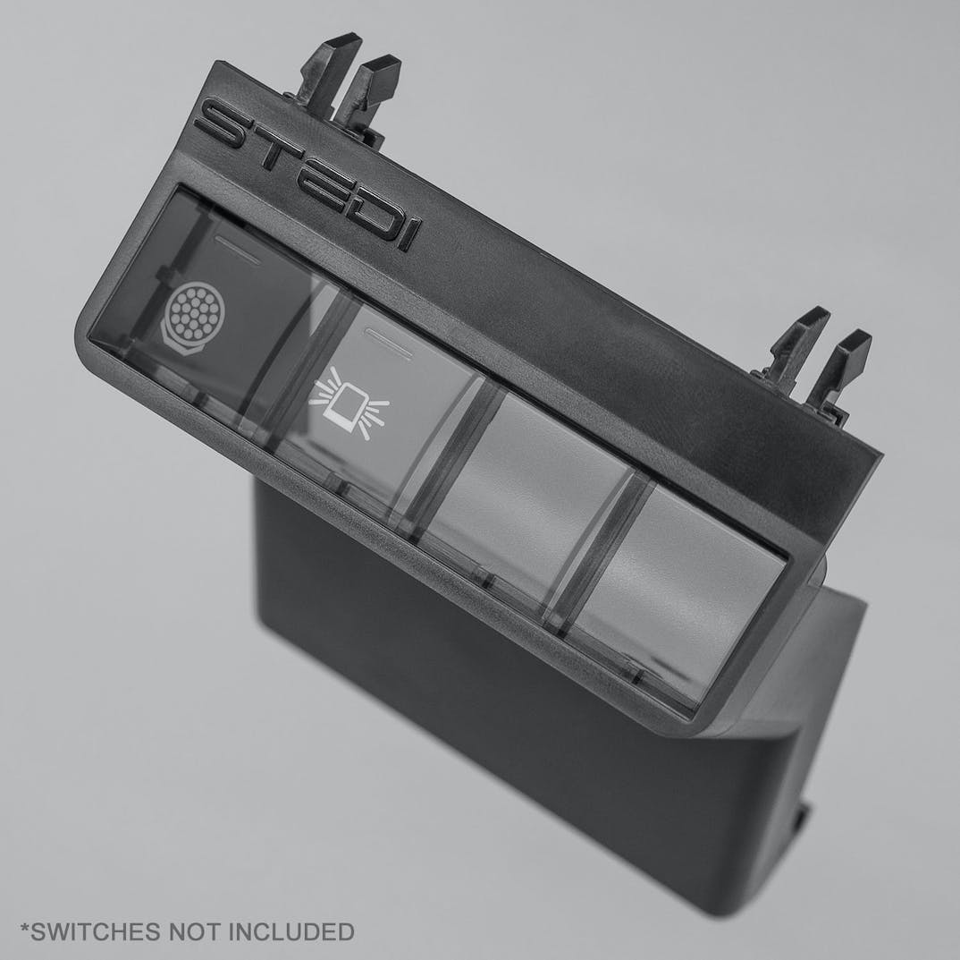 STEDI Switch Panel to suit Ford Ranger MK2 MK3 Raptor and Everest FORDPANELRHDCTR