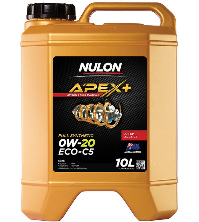 Nulon APEX+ 0W-20 ECO-C5 Engine Oil 10L Full Synthetic APX0W20C5-10