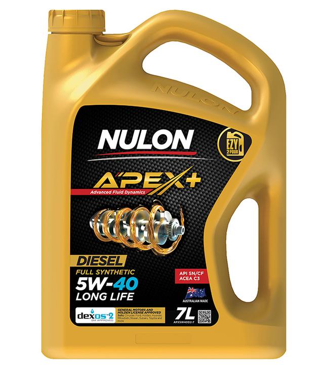 Nulon APEX+ 5W-40 Long Life Engine Oil 7L Full Synthetic APX5W40D2-7