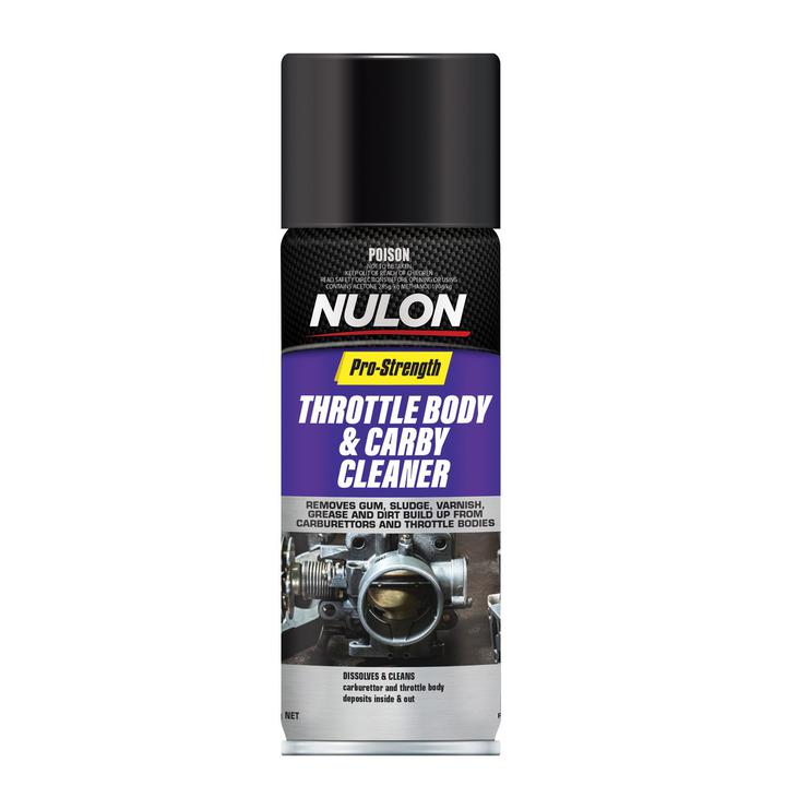 Nulon Pro-Strength Throttle Body & Carby Cleaner Aerosol Spray 400g CARB-400