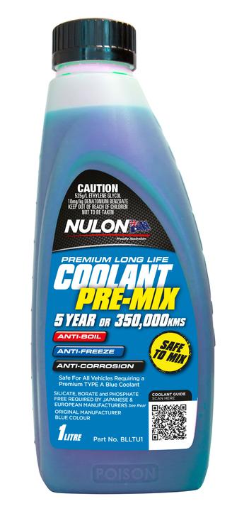 Nulon Blue Long Life Coolant Premix 1L BLLTU1