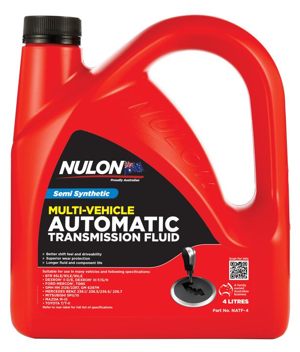 Nulon Auto Transmission Fluid 4L Semi-Synthetic NATF-4