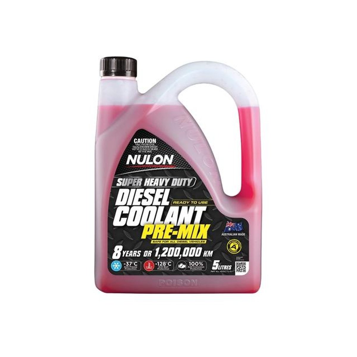 Nulon Super Heavy Duty Diesel Coolant Premix 5L HDDCTU-5