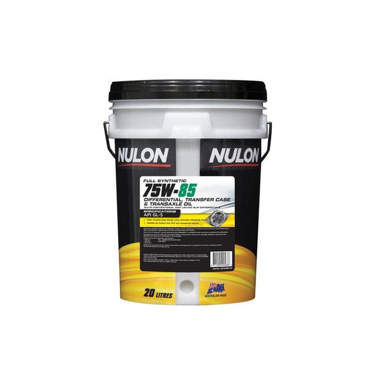 Nulon 75W-85 Limited Slip Diff Oil 20L Full Synthetic Full Synthetic