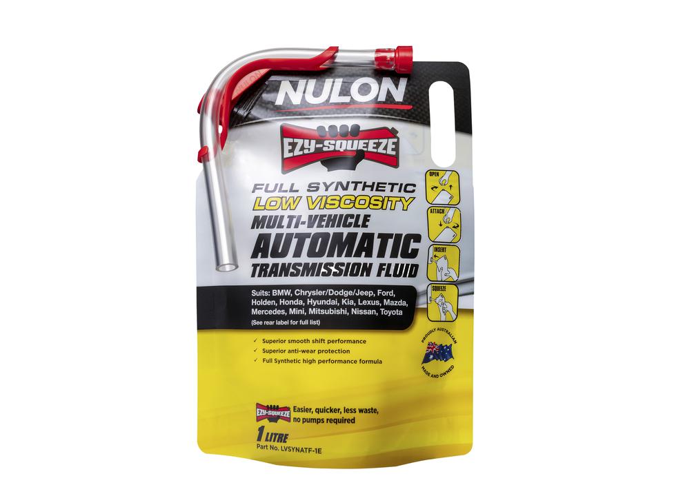 Nulon EZY-SQUEEZE Low Viscosity Auto Trans Fluid 1L Full Synthetic LVSYNATF-1E