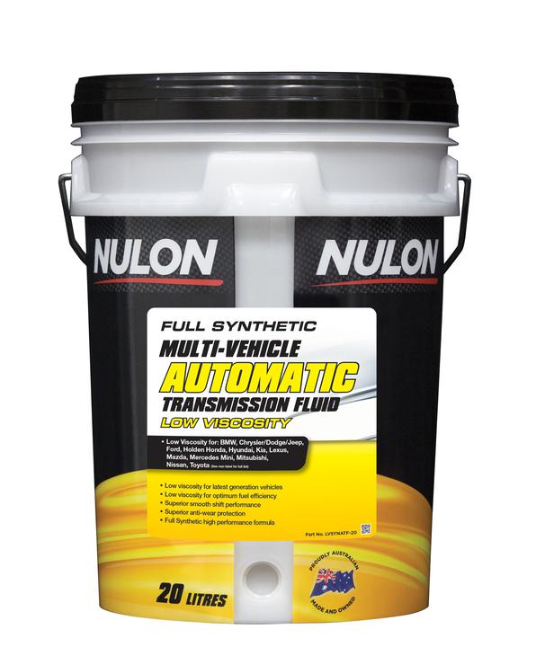 Nulon Low Viscosity Auto Trans Fluid 20L Full Synthetic LVSYNATF-20