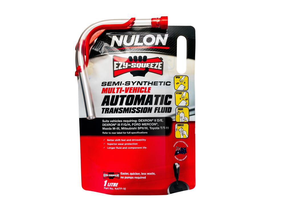 Nulon EZY-SQUEEZE Auto Trans Fluid 1L Semi Synthetic NATF-1E