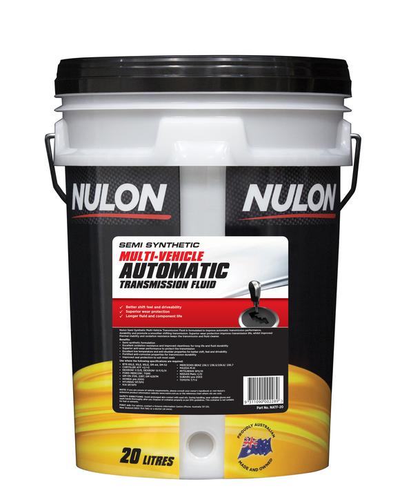 Nulon Multi-Vehicle Auto Transmission Fluid 20L Semi-Synthetic NATF-20