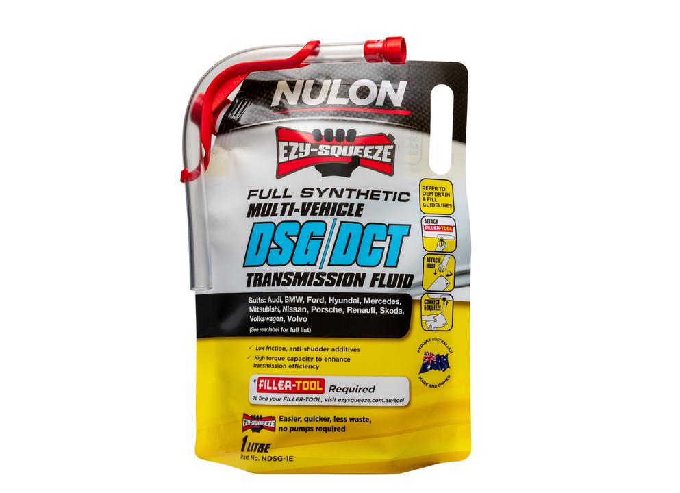 Nulon EZY-SQUEEZE Dual Clutch Transmission Fluid 1L Full Synthetic NDSG-1E