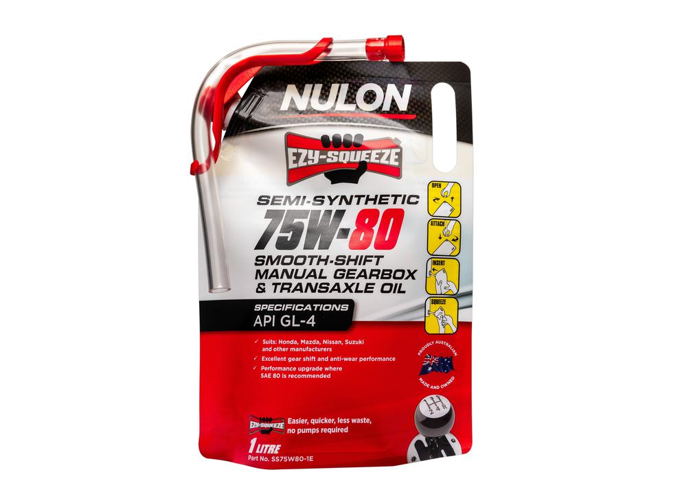Nulon EZY-SQUEEZE 75W-80 Gearbox and Transaxle Oil Smooth Shift 1L SS75W80-1E
