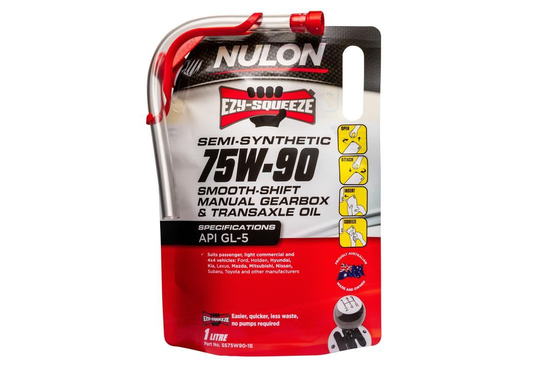Nulon EZY-SQUEEZE 75W-90 Gearbox and Transaxle Oil Smooth Shift 1L SS75W90-1E