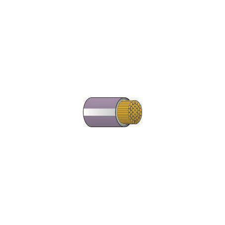 OEX Automotive Cable Single Core 3mm Violet W/White Trace 100M Roll ACX0345