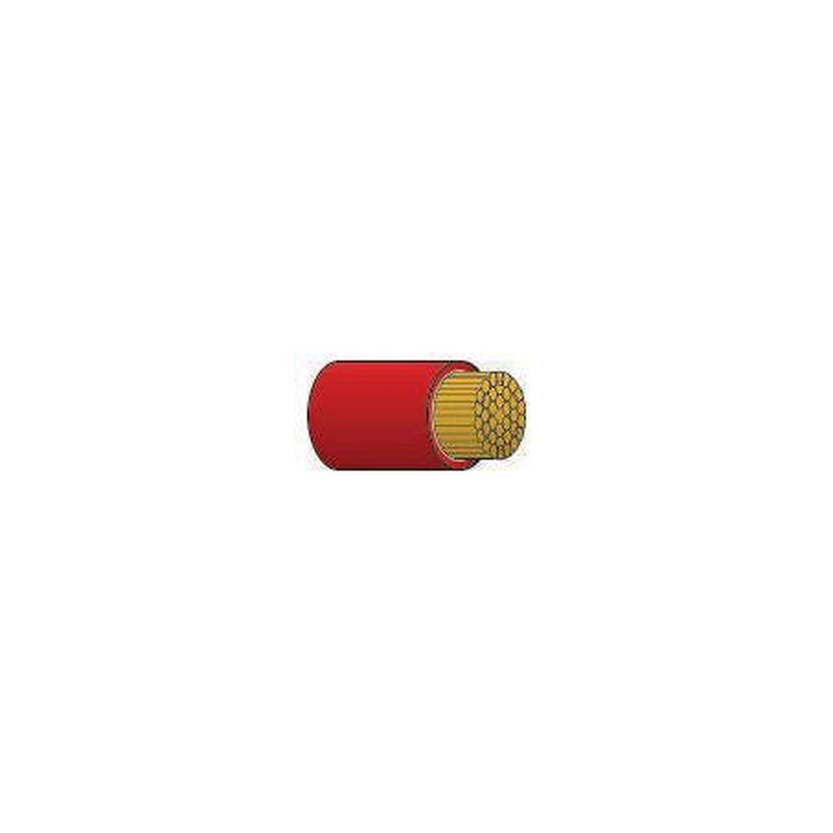 OEX Automotive Cable Single Core 2mm Red 100M Roll ACX0558/100