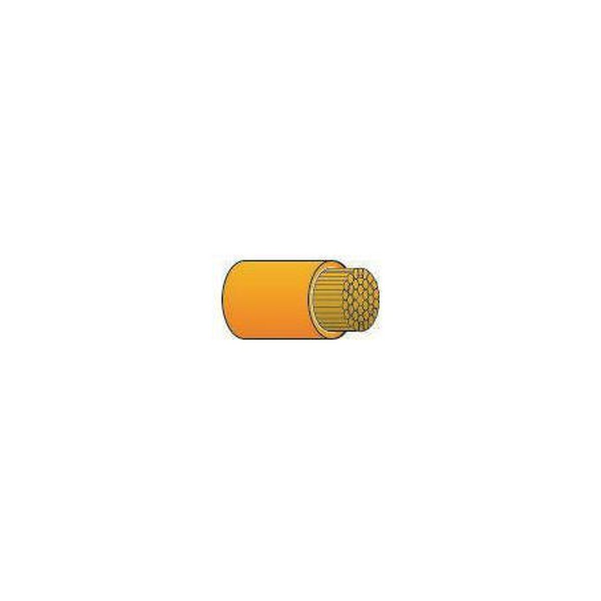 OEX Automotive Cable Single Core 5mm Orange 100M Roll ACX0757L
