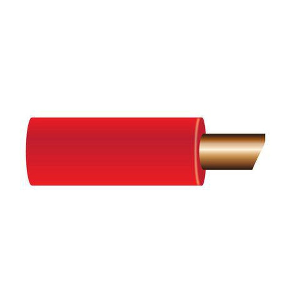OEX Automotive Cable Single Core 4mm Red 100M Roll ACX0725L