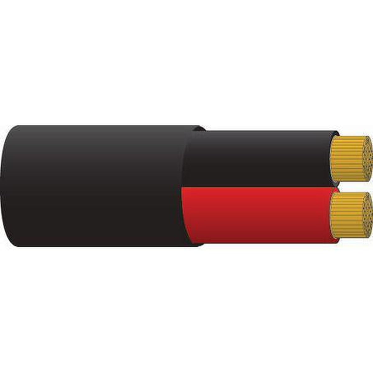OEX 6 B&S Twin Core Battery Cable Red/Black W/Black Sheath 30M Roll ACX0928