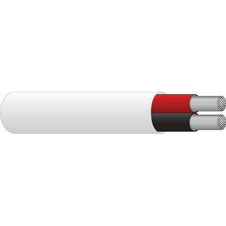 OEX Tinned Marine Cable Twin Core 6mm Red/Black W/White Sheath 50M Roll ACX0967